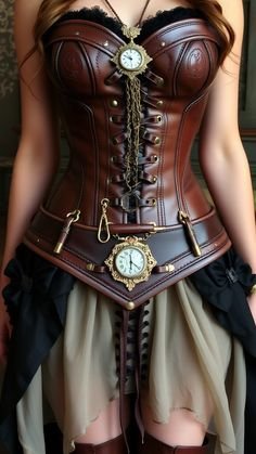 Steampunk Overbust Corset