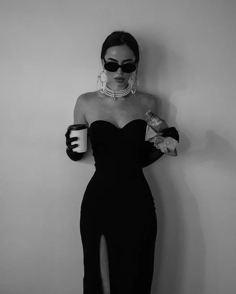 Black Corset Bodycon