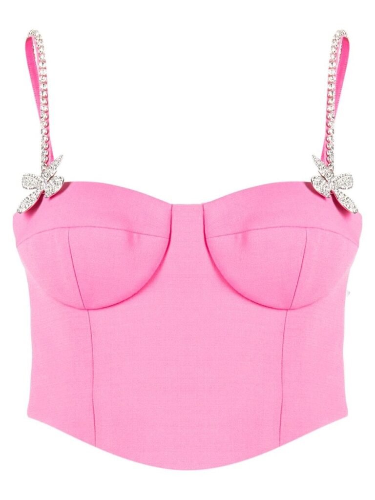 Waist corset pink top