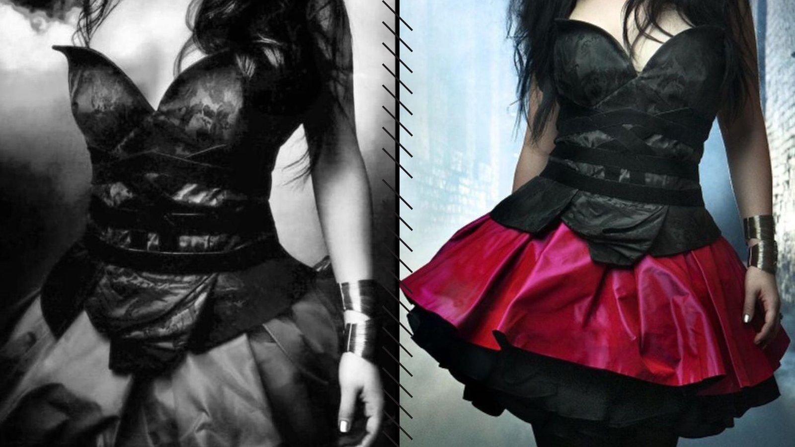 Black Steampunk Corset