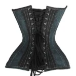 Denim lace up corset - Over the Bust Waist Denim Corset