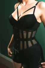 mesh corset . waist corset , mesh corset top , mesh waist trainer