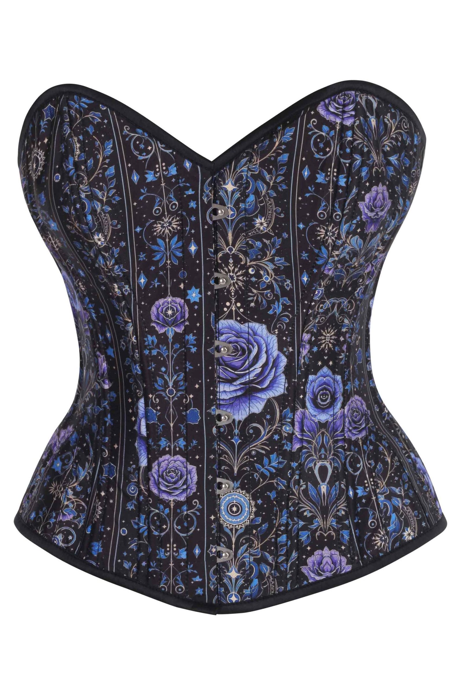 Starlit Roses Overbust Halloween Printed Gothic Corset
